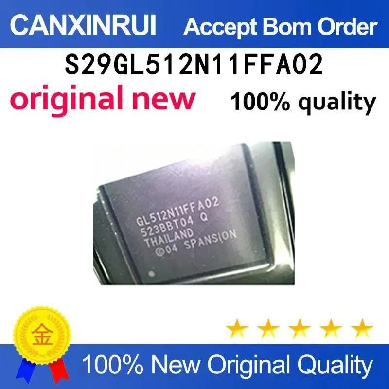

(5-100 pieces)New original S29GL512N11FFA02 J794 power amplifier computer board chip with hidden sector empty