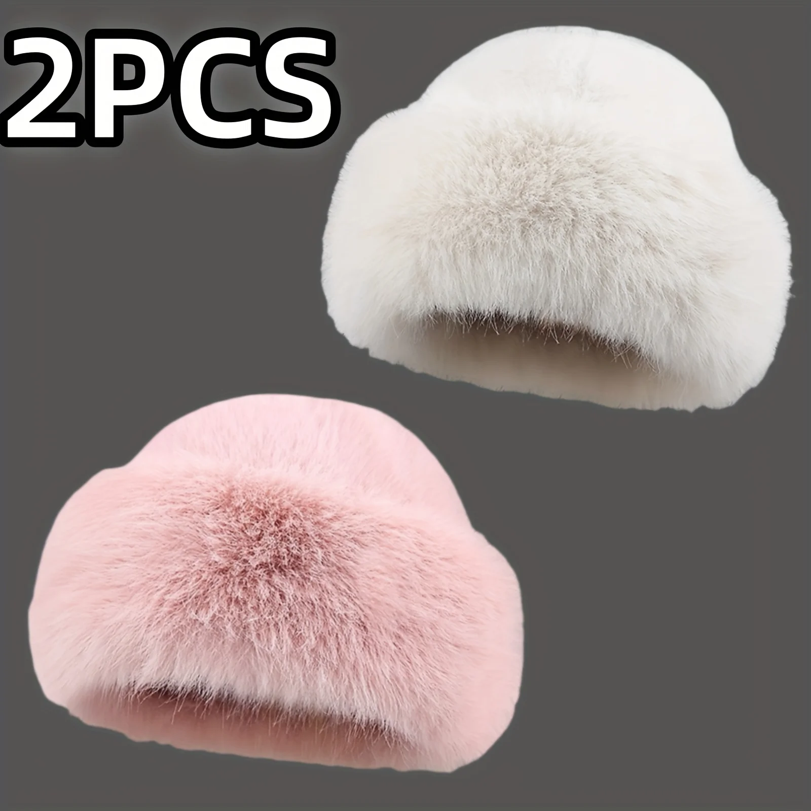 2-Piece Set Women's Fleece Warm Hats Thickened Mongolian Hats Suitable for Fall/Winter with Stylish and Comfortable Fit