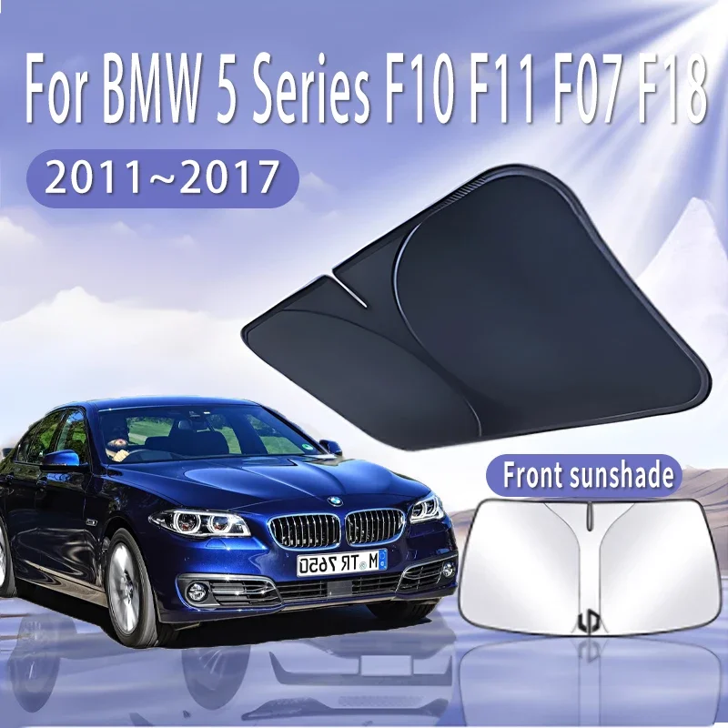 

Foldable Car Sun Visor For BMW 5 Series F10 F11 F07 F18 2011~2017 Front Windshield Sunshade Heat Insulation Summer Accessories