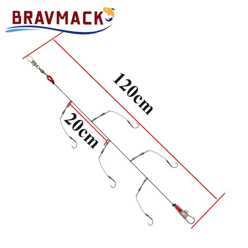 5 قطعة/الحزمة خطافات سلسلة 3 # -13 # خطاف صيد من الفولاذ الكربوني العالي، خطاف صيد دوار واحد، خطاف حاد شائك #2