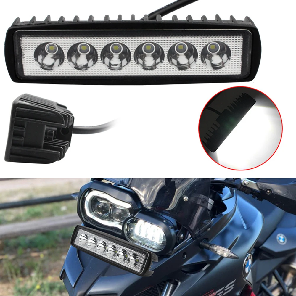 LED DRL Flash motocicleta para focos de faros lámpara auxiliar de alto brillo vehículo eléctrico Scooters bombilla modificada