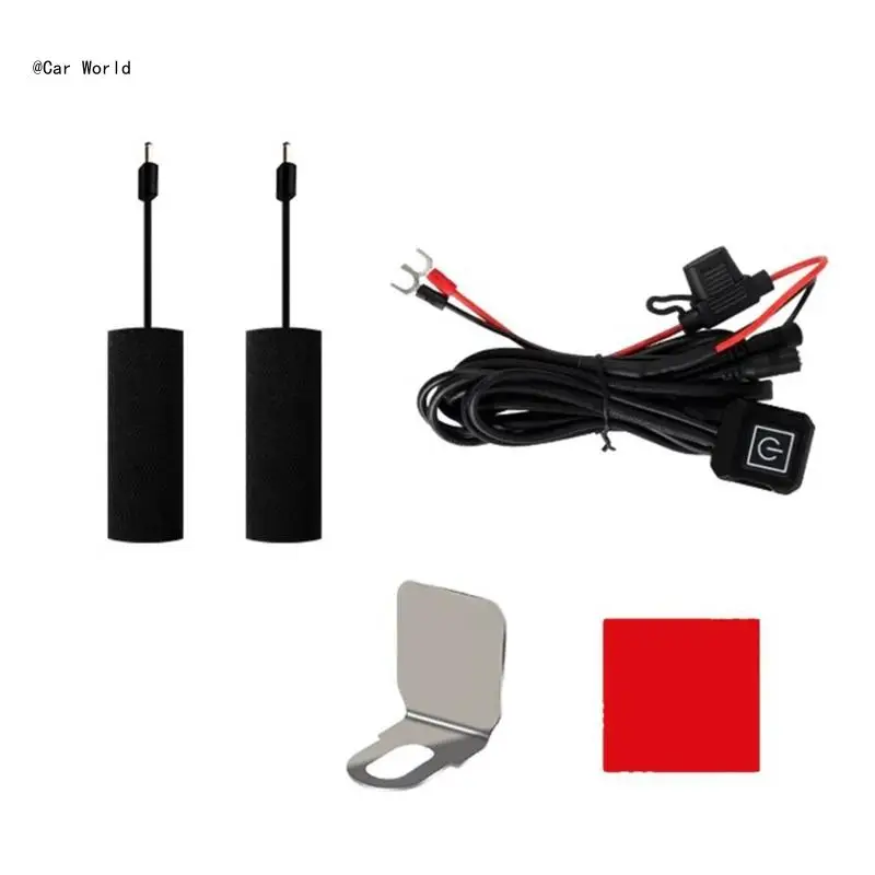 

Cold Weather Motorcycle Grip Heating Pads, Efficient Thermal Control Waterproof 6XDB