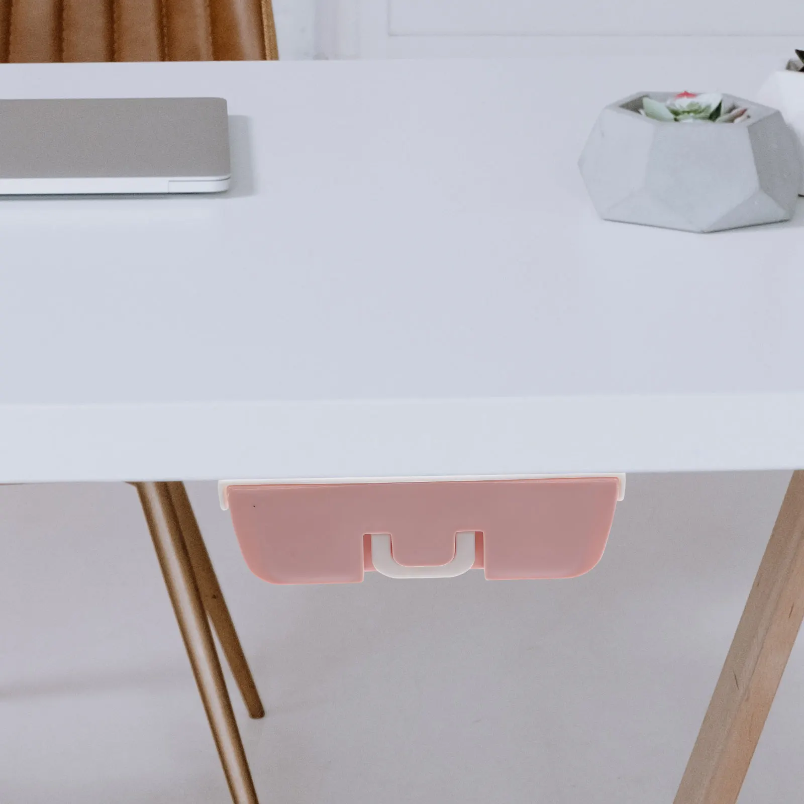 

Large Capacity Drawer Design Desk Organizer Under Desk Storage Box Durable Plastic Desktop Organizer Hidden Drawer For Office