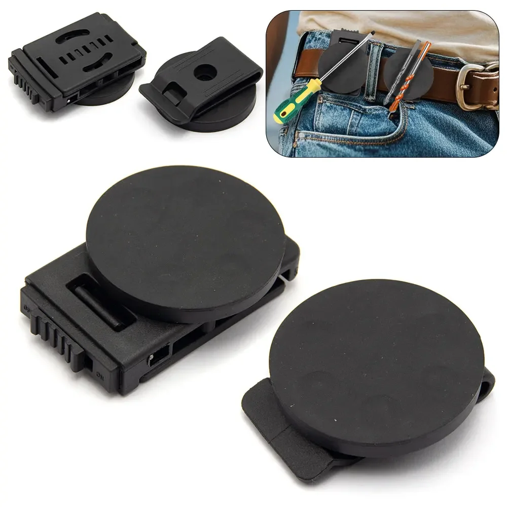 Magnetic Belt Clip Adjustable Portable Rubber Wrap with Strong Suction Cup for Screws Hardware Hand Tool Accessories