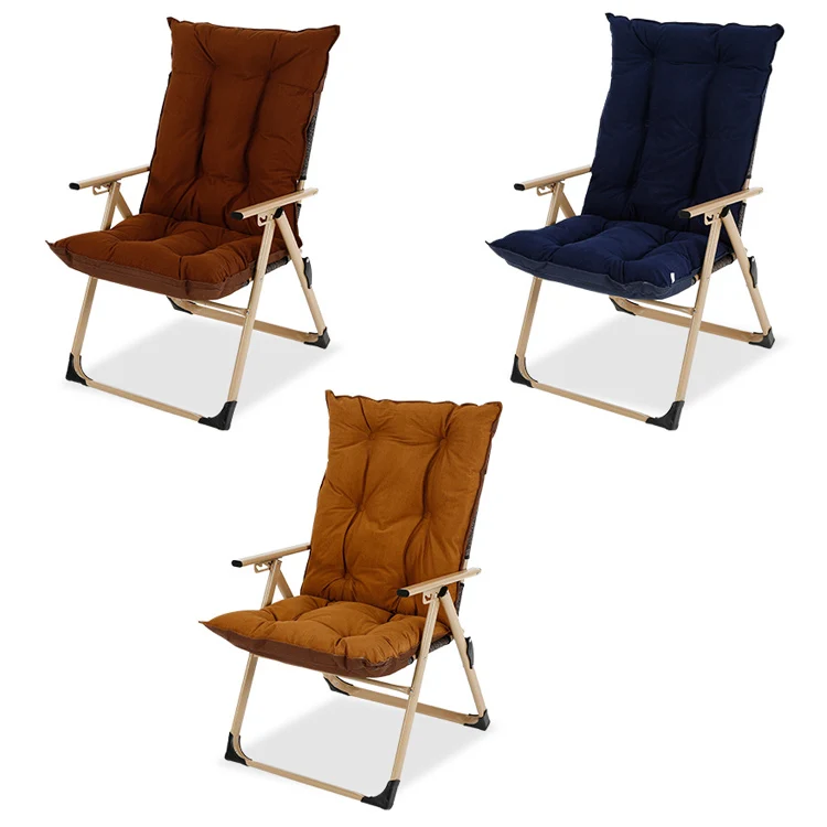 Wholesale Strong Structure Easy Take Beach Camping Adjustable Foldable Beach Chairs with Mattress