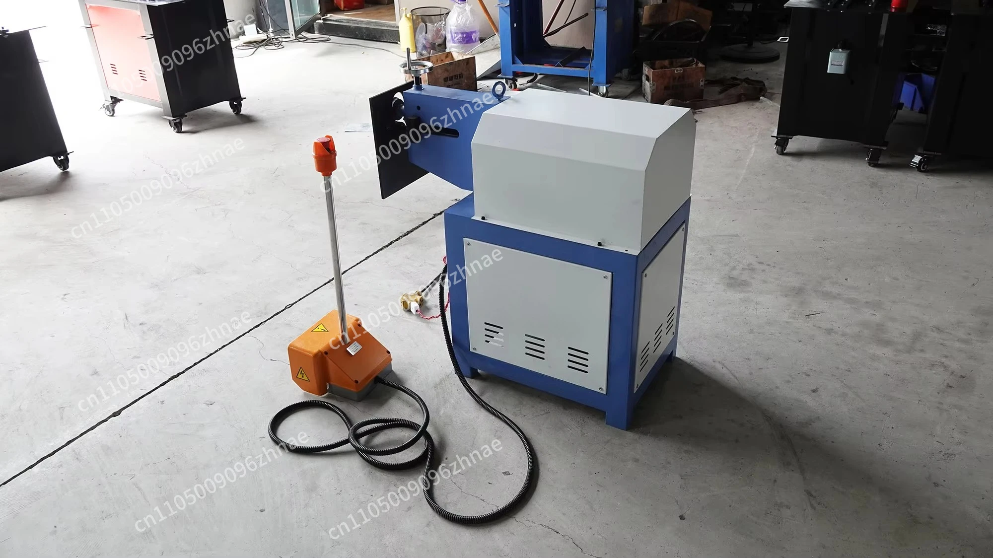1.2Mm Round Pipe Rotary Grooving Machine HVAC Pipe Manufacturing Equipment with Automatic Stainless Steel Motor