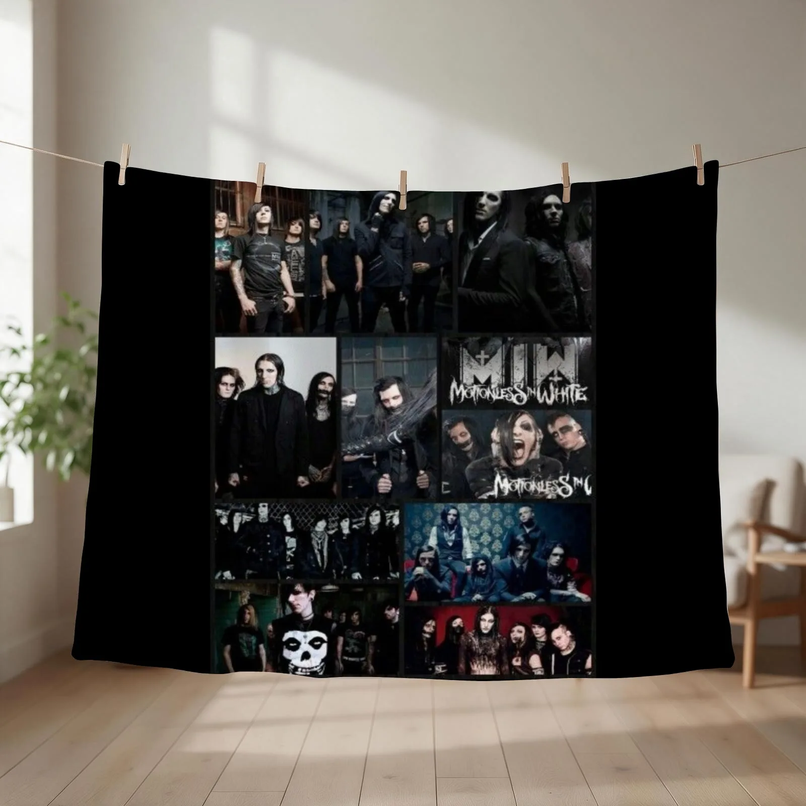 album motionless in white best selling Throw Blanket Giant Sofa Decoratives Extra Large Throw Cute Blankets