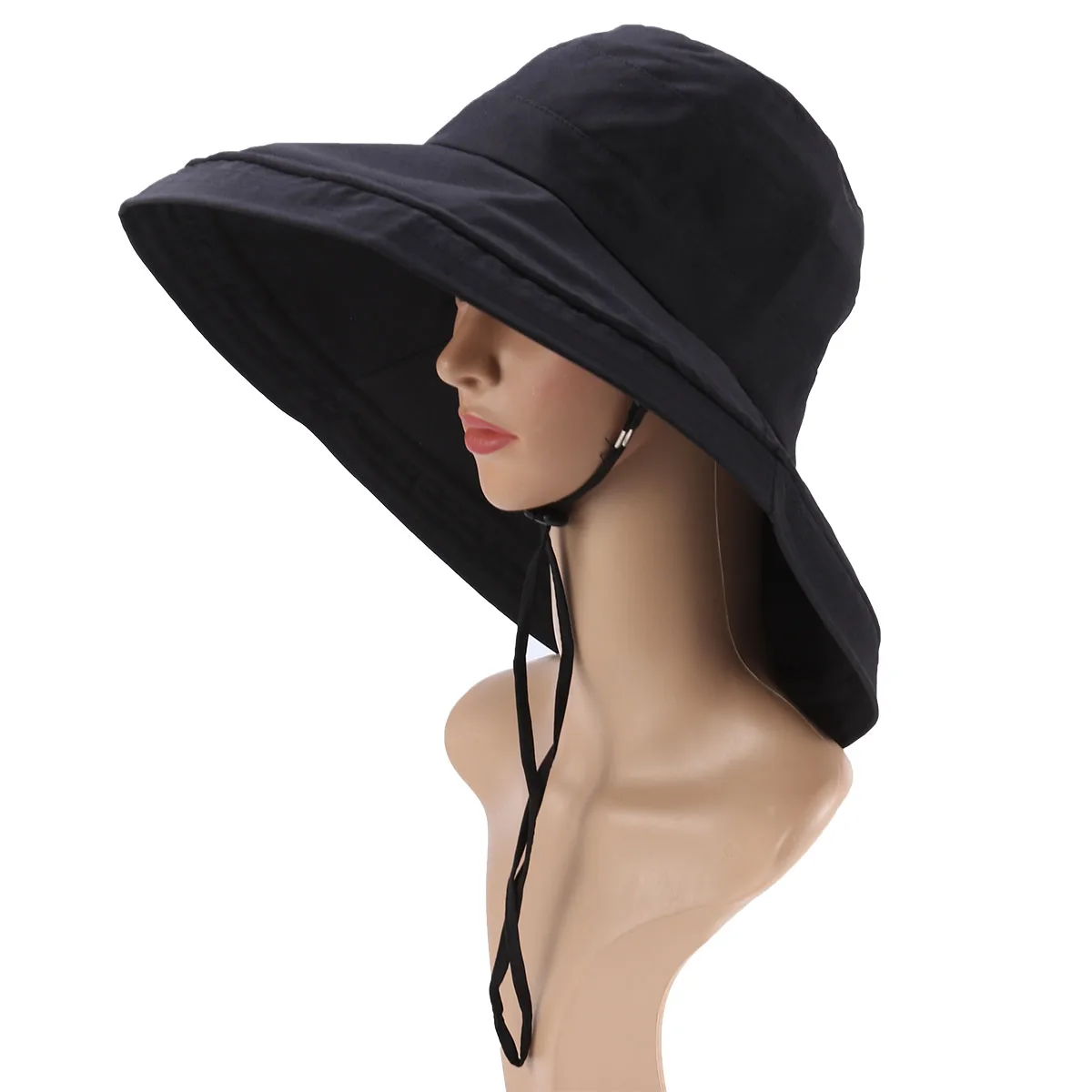 

Fisherman Hat Women Summer Big Visor Sun Protection Wide Brim Cap for Outdoor Travel Beach Camping Hiking Gardening Boating