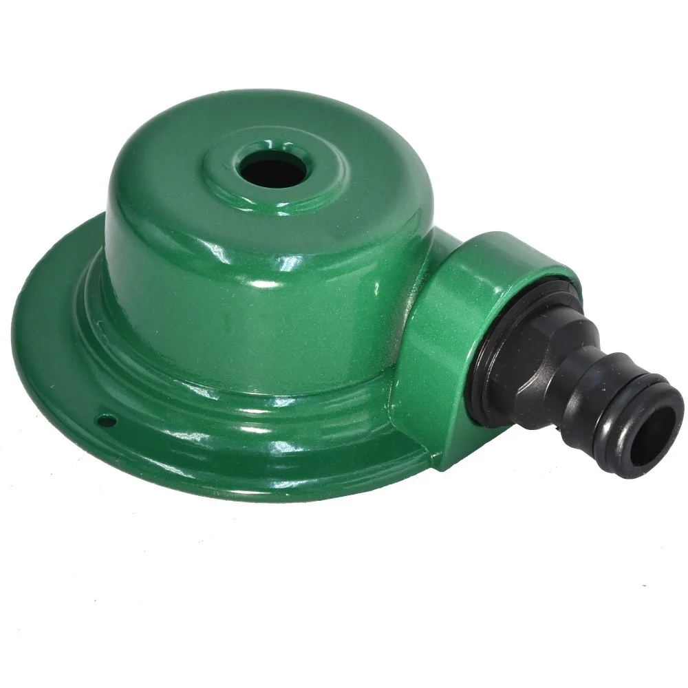 

Useful Zinc Alloy Lawn Sprinkler Nozzle Green Large Scale Watering Sprinklers Durable Water Entertainment Grass Lawn