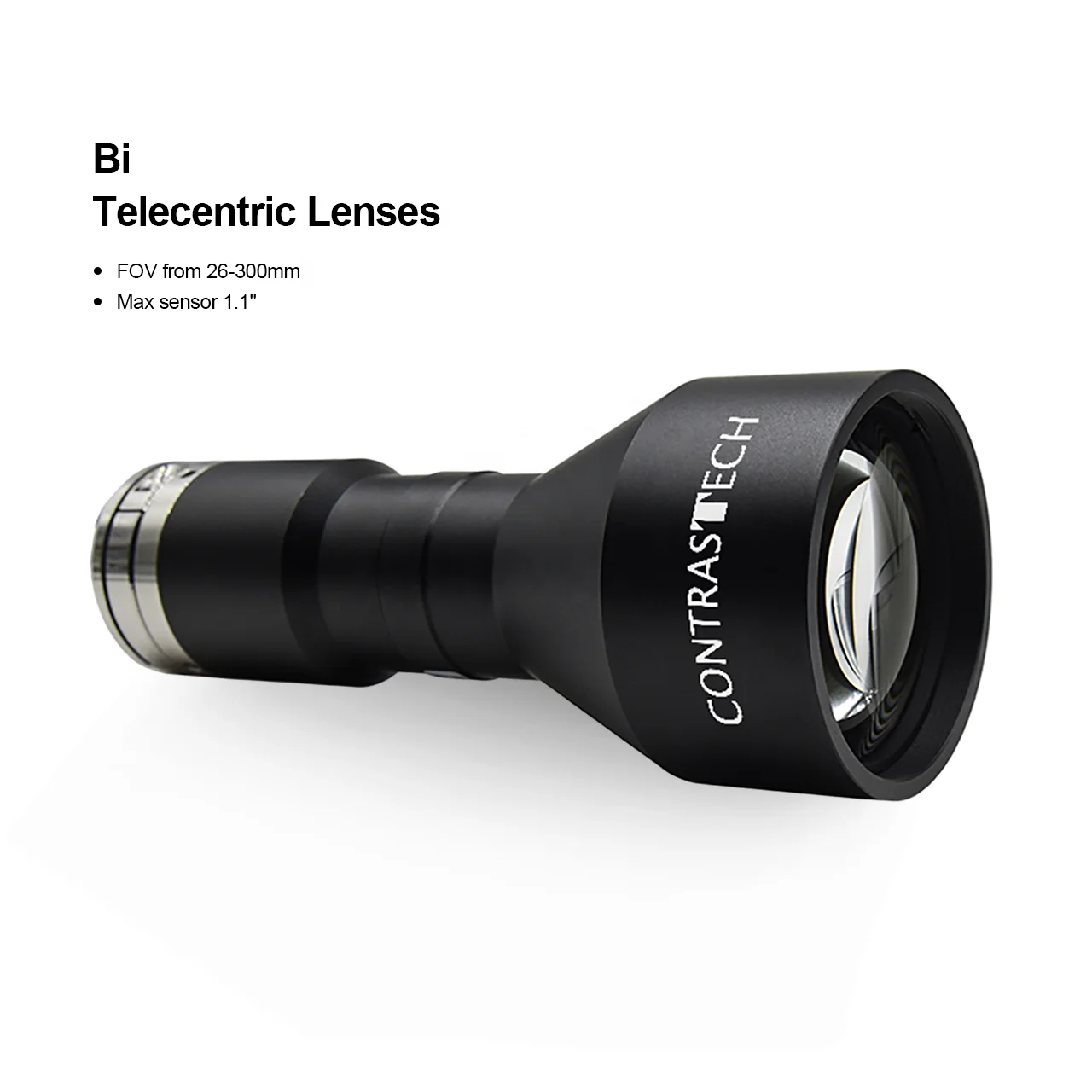 High Cost Performance Max Sensor 1.1'' C-mount Non-coaxial High Resolution Telecentric Lens for Machine Vision