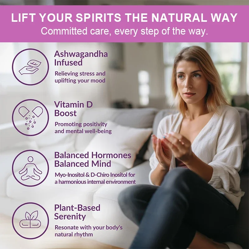 Инозитолные капсулы Myo & D-Chiro — поддерживает функцию здоровья яичников, баланс гормонов, общие здоровье, добавка для здоровья женщин