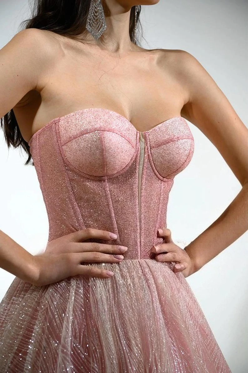 Свадебное платье для гостей, цветное румяное свадебное платье, корсет, блестящее бальное платье, вечернее платье для выпускного вечера, тюлевое вечернее роскошное платье