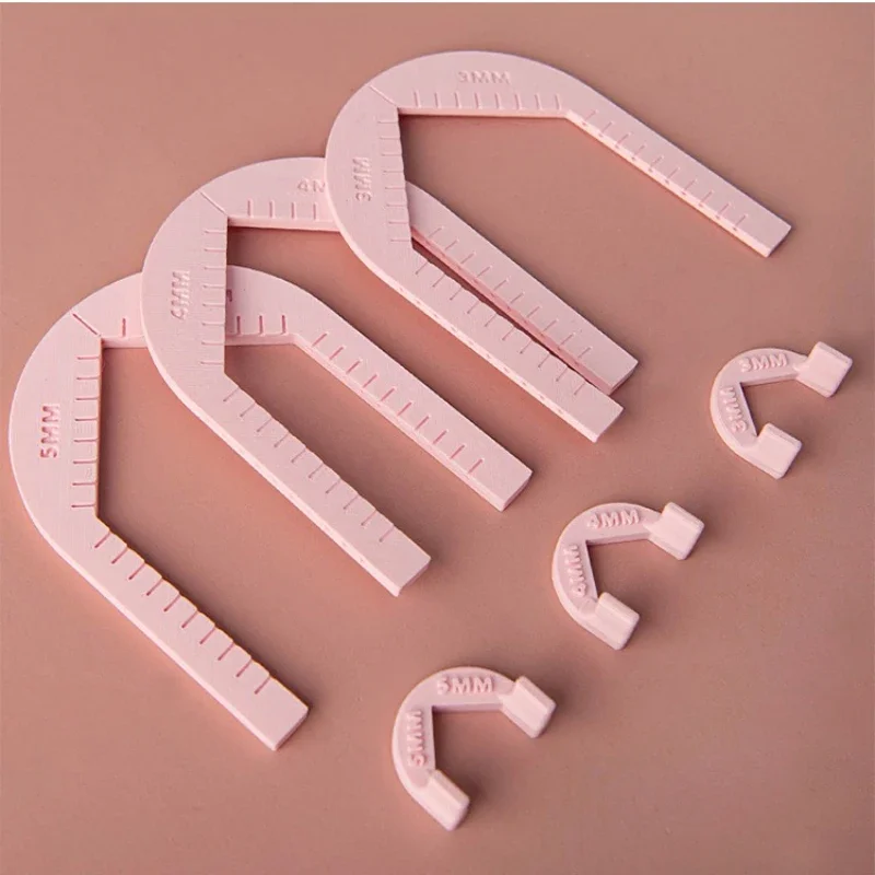 Soft Ceramic Earring Drilling Guide Pendant Through Hole Auxiliary Support Clay Thickness Balance Ruler Polymer Clay Tool Set