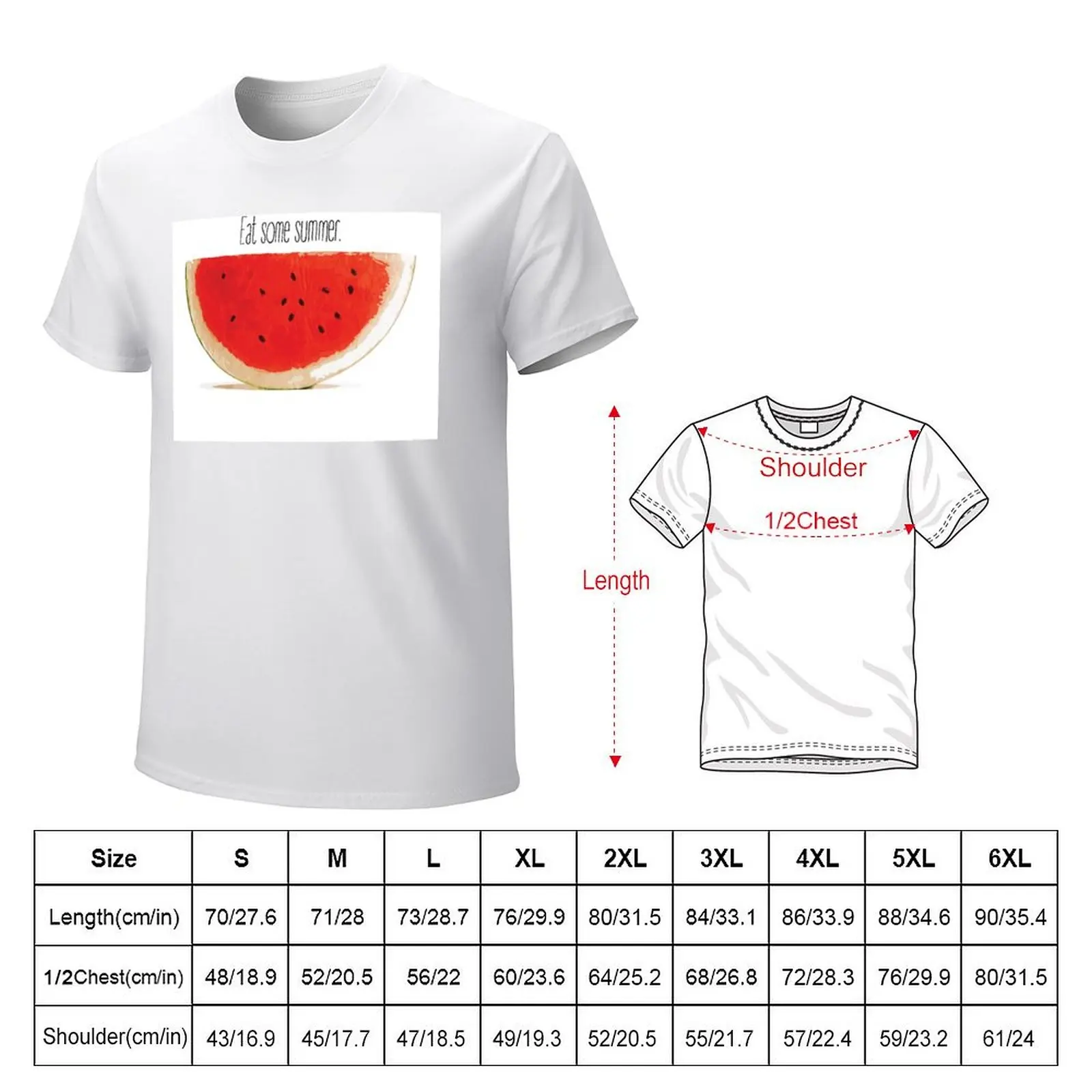 The watermelon project T-Shirt korean fashion shirts graphic tees heavy weight t shirts for men