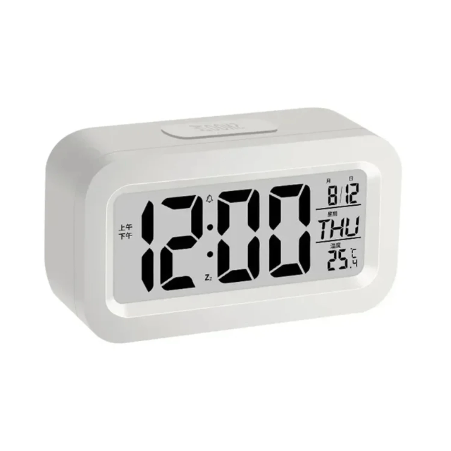 

Smart Clock Digital Electronic Alarm Desktop Table Calendar Temperature Display Lazy Snooze Backlight Office Silent