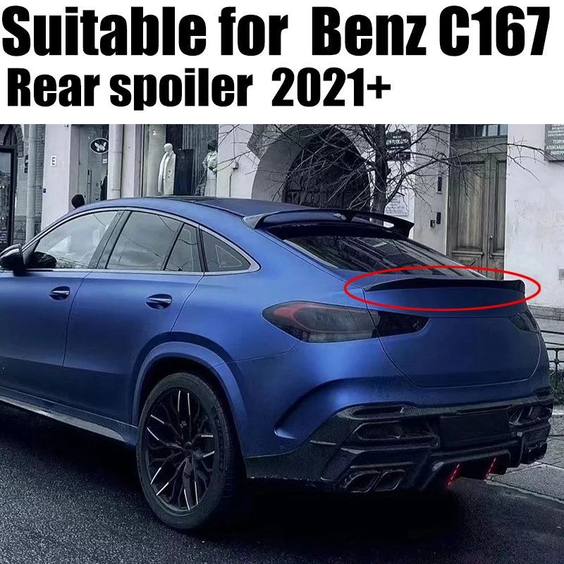 

Spoiler wing for Mercedes-Benz GLE class GLE Coupe C167 GLE350 450 GLE53 AMG GLE63 rear carbon fiber tail modification 2021+