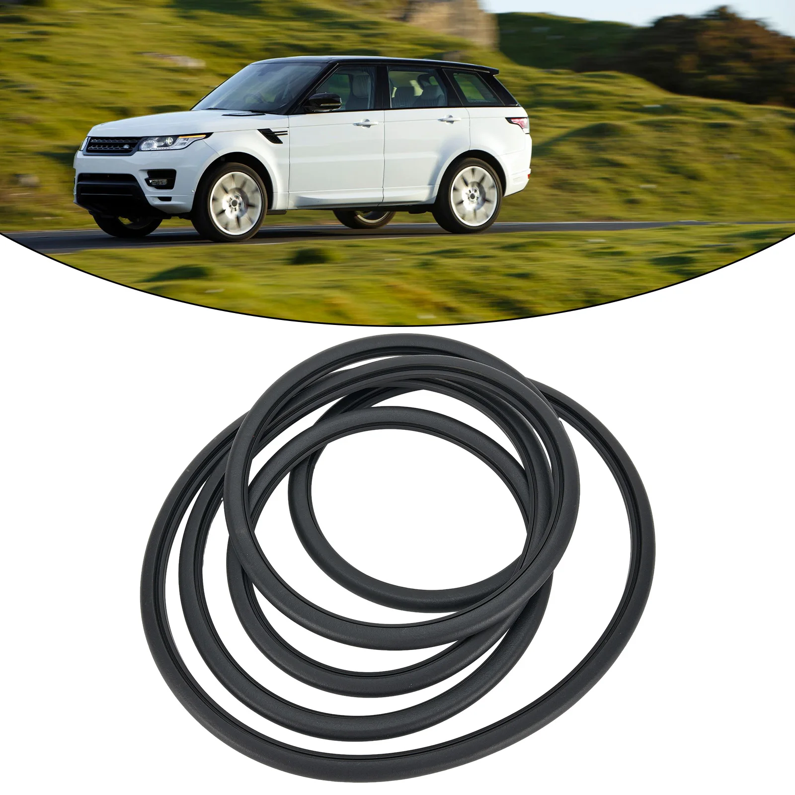 Auto Sun Roof Rubber Seal Gasket Sunroof Glass Seal Gasket LR023393 Sunroof Seal Strip For Range For Rover Sport 2006-2013