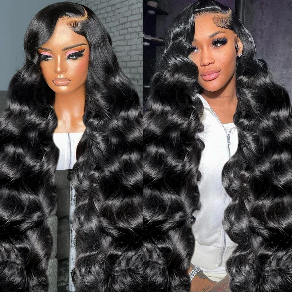 30Inch Body Wave Lace Front Human Hair Wigs For Women Remy 13x4 Brazilian Hair Wigs Pre Plucked 4x4 Lace Closure Wig Human Hair