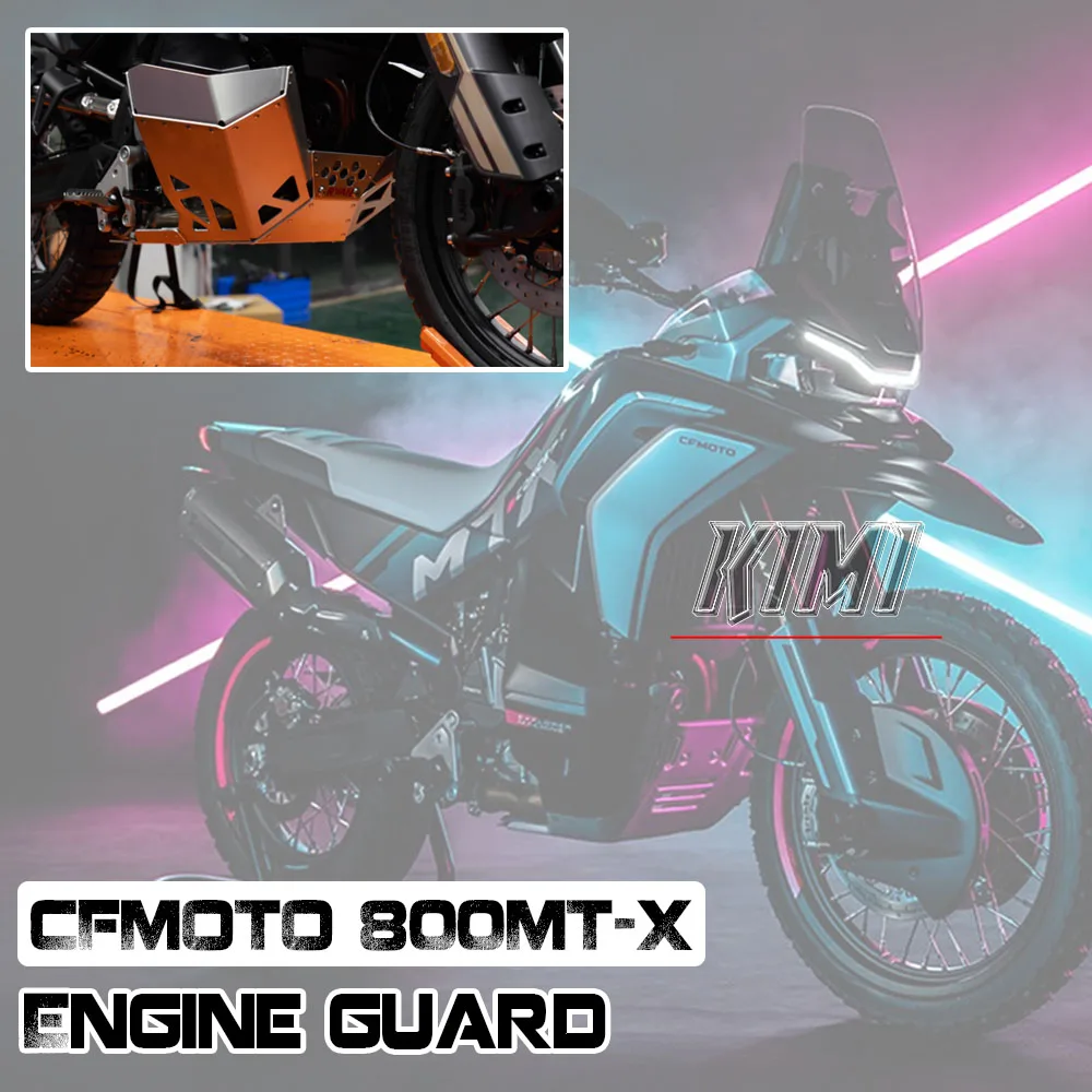 For CFMOTO 800MT-X 800MTX Motorcycle Engine Guard Fuel Tank Protection Front Exhaust Protection Modification Accessories