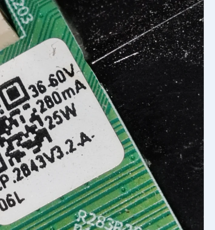 Материнская плата cp.2843v 3,2 светодиодный TV, физическое фото, хорошо протестирована на память 36 -- 60 в 280 мА 1 Гб + 8 Гб