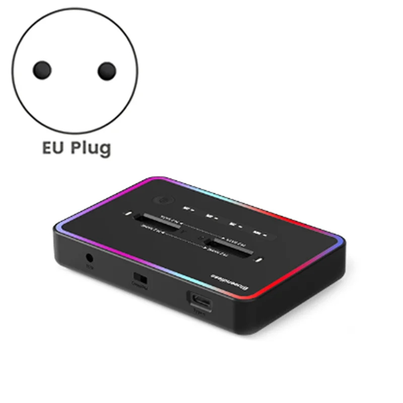 Blueendless M.2 Nvme/ Sata Duplicator Dual-Bay Offline Clone 20Gbps NVME Docking Station One-Key Offline Clone Ssd Dock-N34R