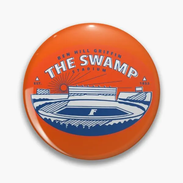 The Swamp Stadium  Soft Button Pin Cartoon Collar Clothes Lapel Pin Jewelry Fashion Women Brooch Badge Gift Metal Funny Decor