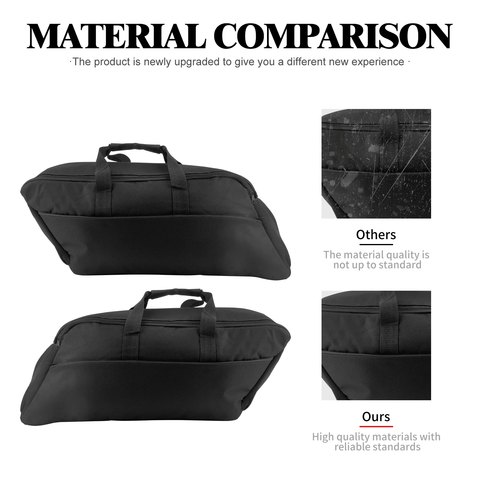 Motorcycle Saddlebag Cooler Bag Luggage Side Bags Inner Bags For Harley Touring Electra Street Glide Road King 1993-2023