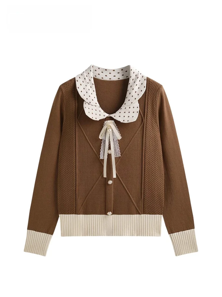 

Вязаный свитер больших размеров с воротником-стойкой и длинными рукавами для женщин, осенне-зимний, модный, повседневный, для полных женщин, элегантный