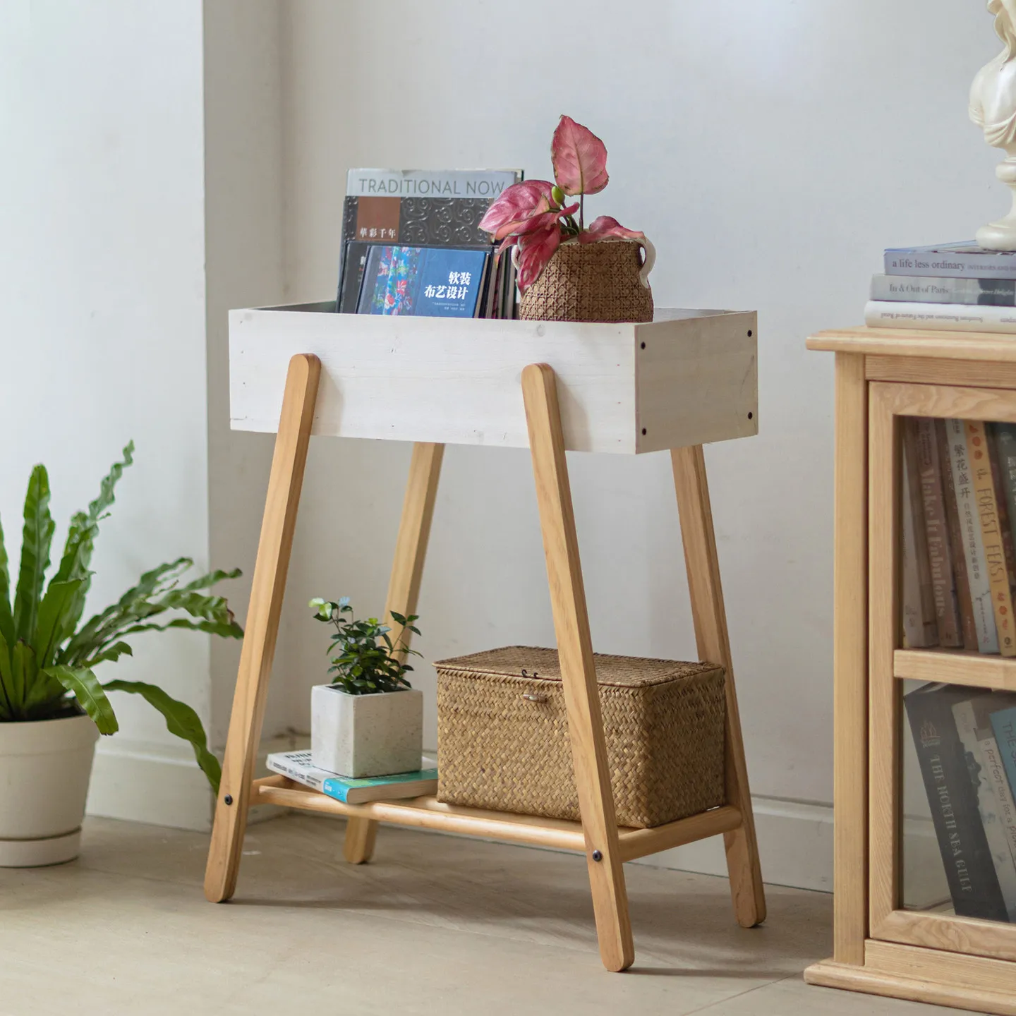 ins wind floor flower stand indoor living room flower pot bracket balcony plant pot placement rack