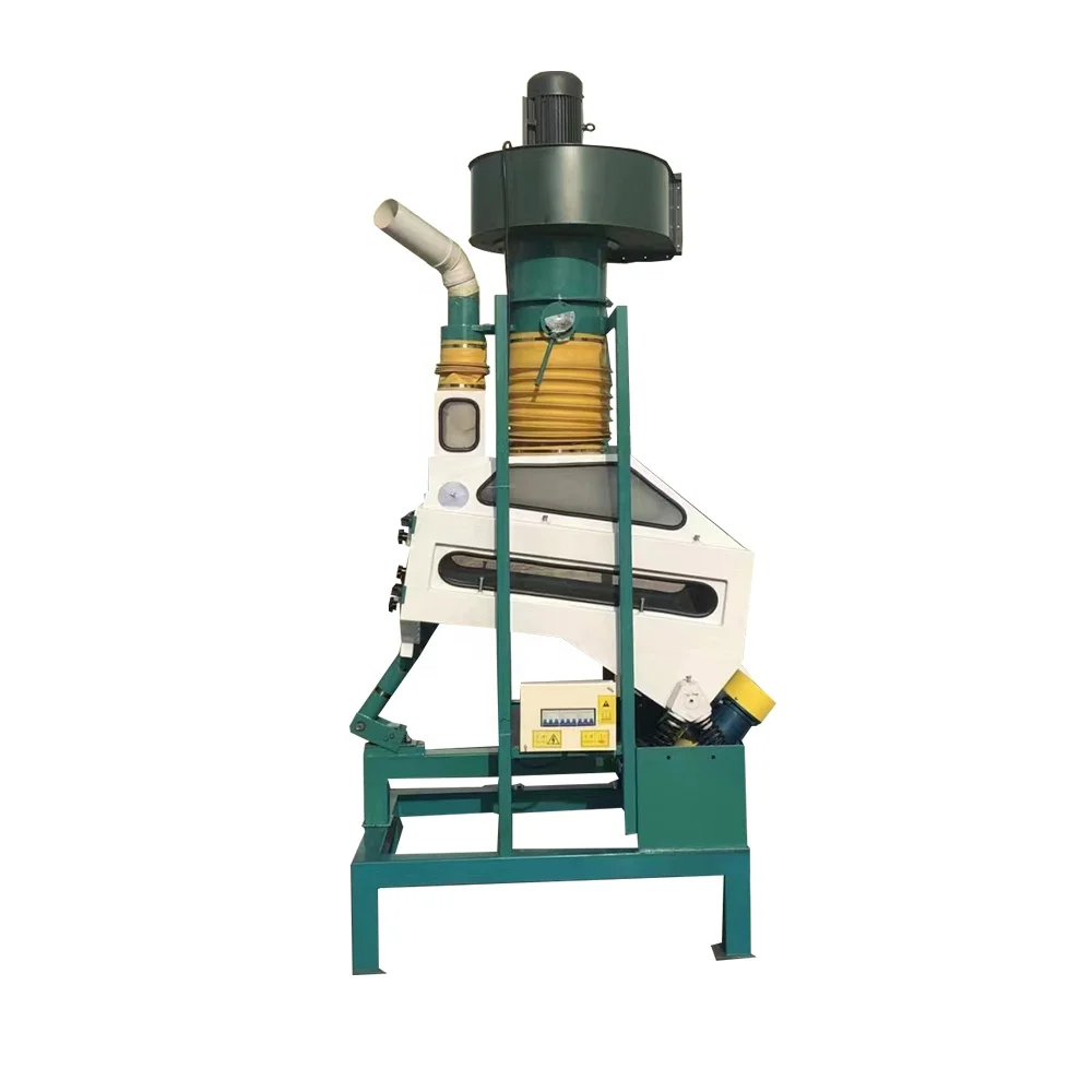 Gravity Destoner Machine Sesame /wheat Flour/corn/oil/cacoa Bean/seed Processing Plant with air Suction