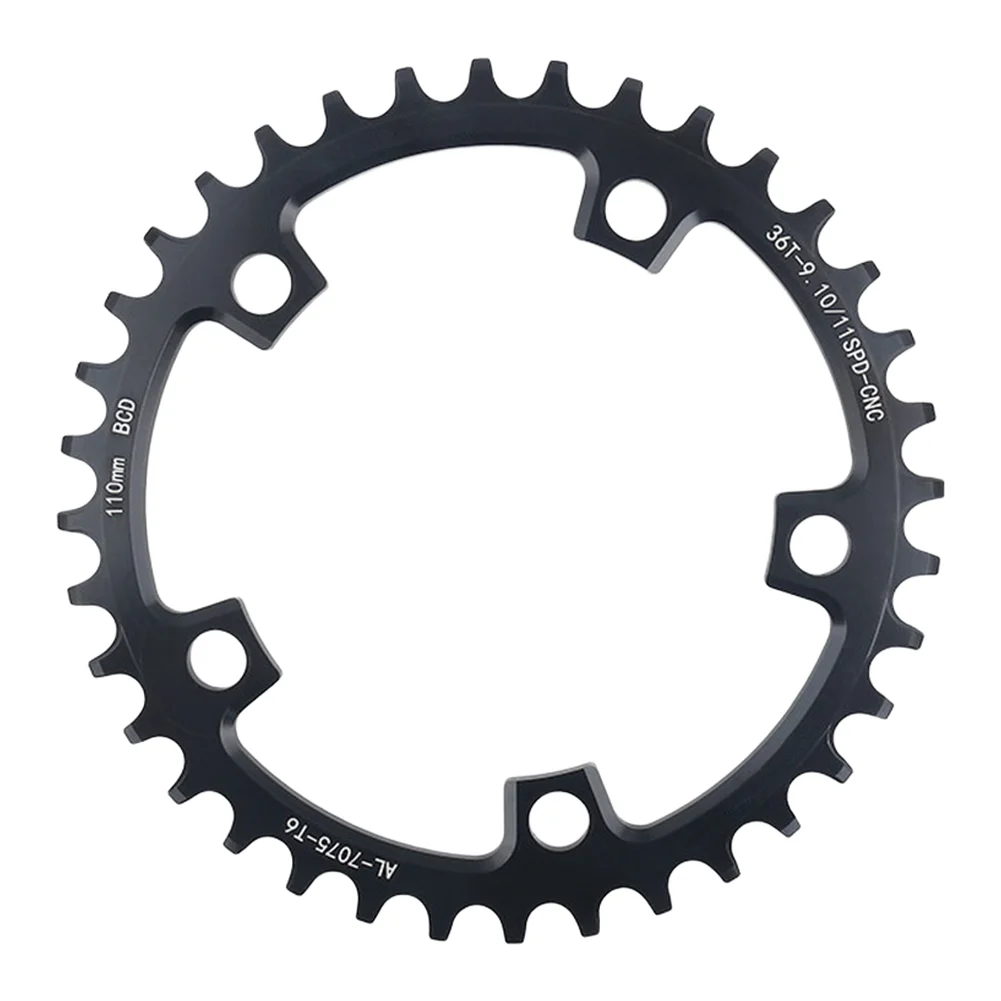 High Precision CNC Aluminum Chainring for For road Bikes 110BCD 130BCD 36T 60T Narrow Wide Design Fits 9 Speed 11 Speed Systems