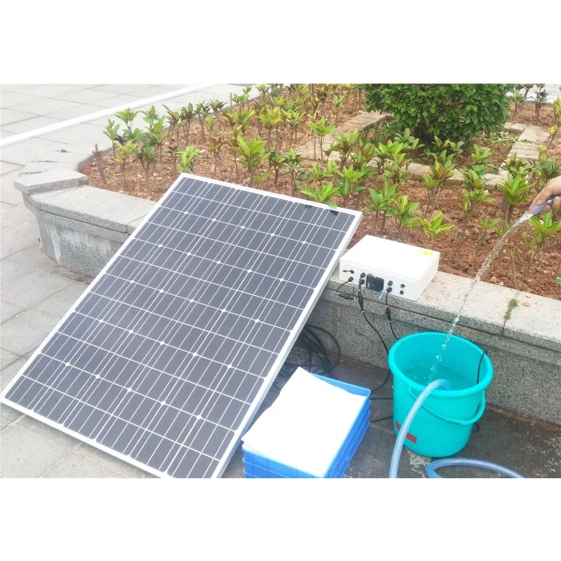 

200 watt solar fountain fish pond filtration aerated fountain landscape villa rockery flowing water