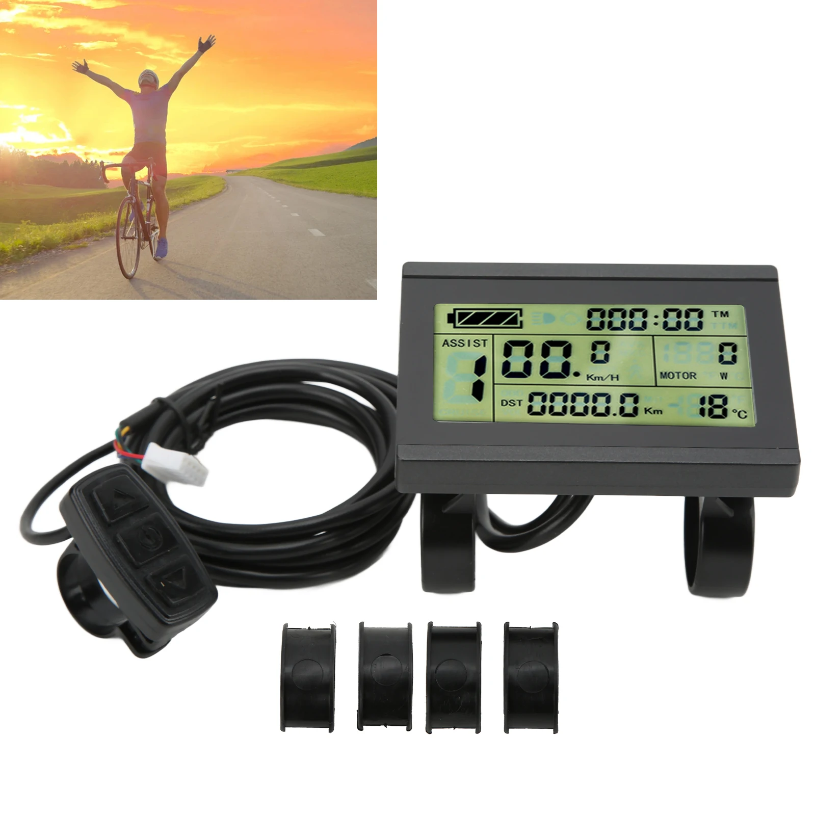 

KT LCD3 Display 72V ABS Electric Bicycle Display with SM Connector Easy Operating High Quality and Durable for KT Controller
