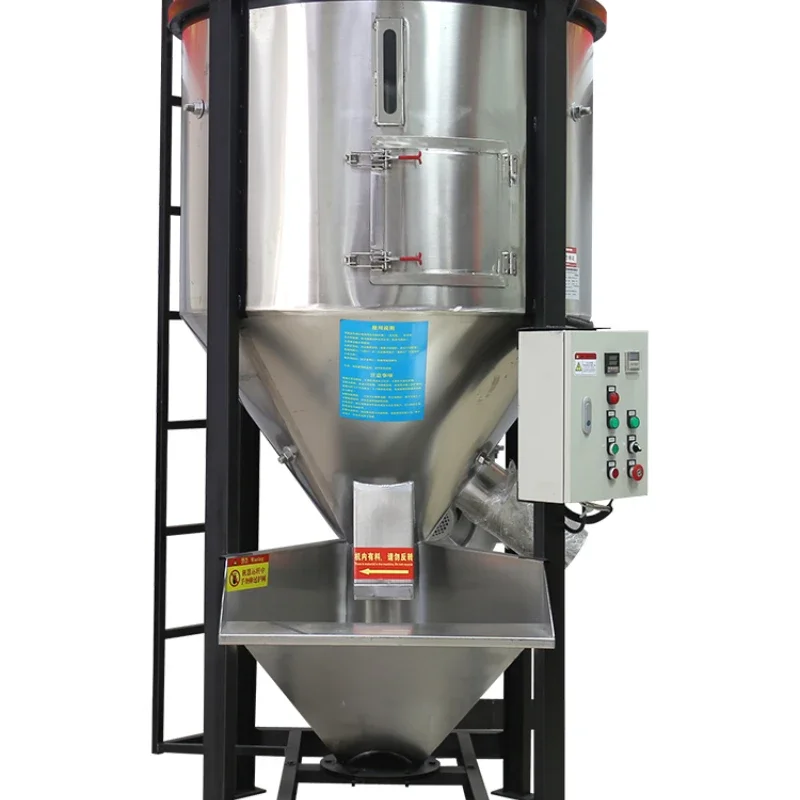 Feed mixer Stainless steel powder plastic granule heating drying mixer