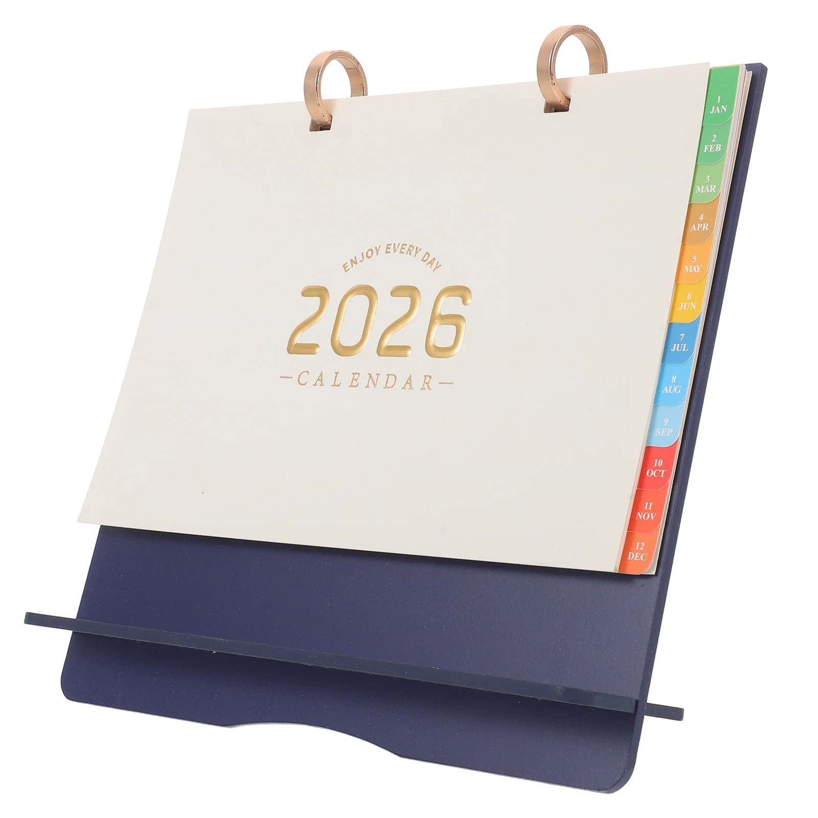 

Деревянный настольный календарь на 2026 год, перекидной календарь, настольный ежемесячный планировщик, планировщик годового расписания, красочные вкладки, красный цвет