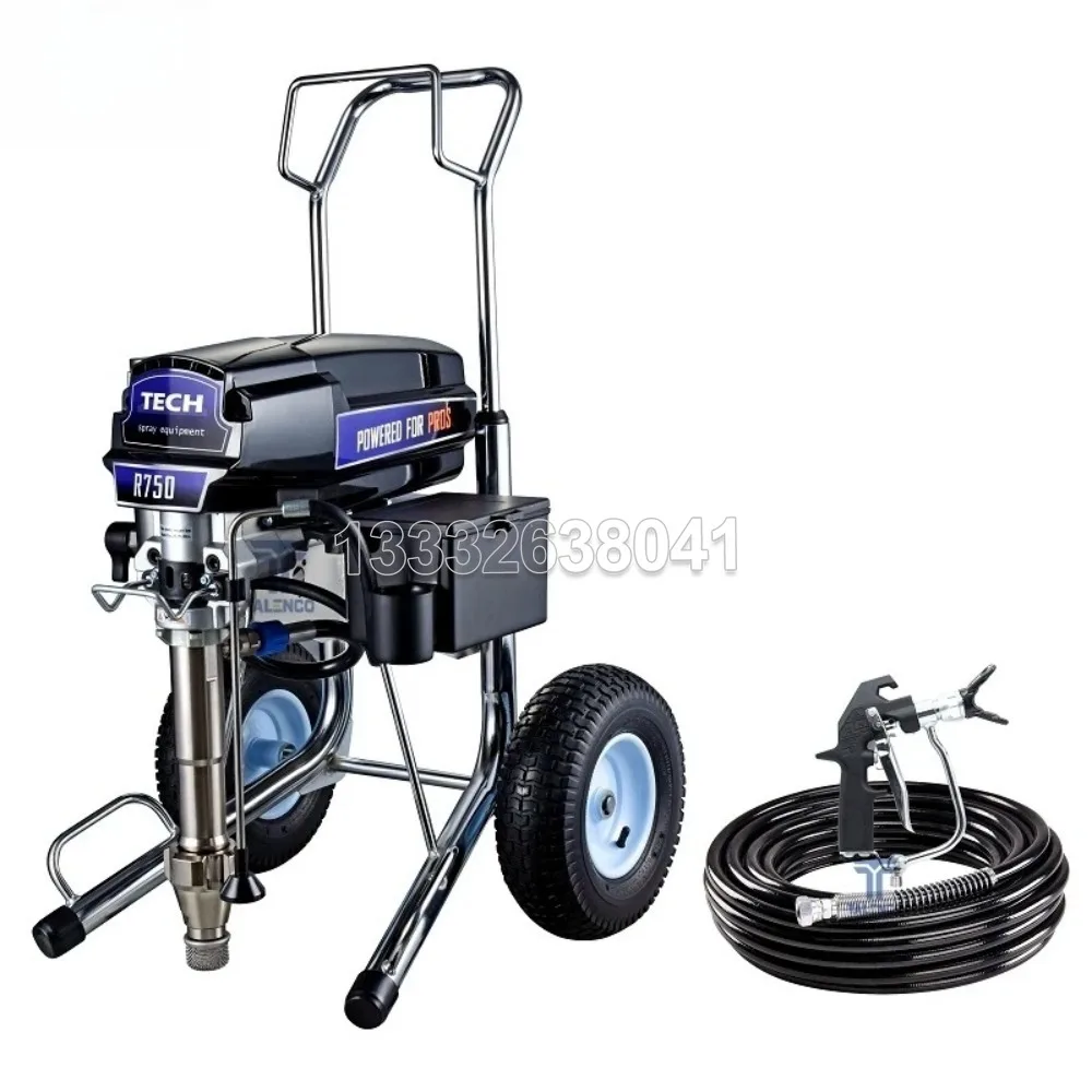 

4000W R750 Airless Paint Sprayer Professional Electric MARK Machine, Pro Contractor Tool for Putty & Texture Coating
