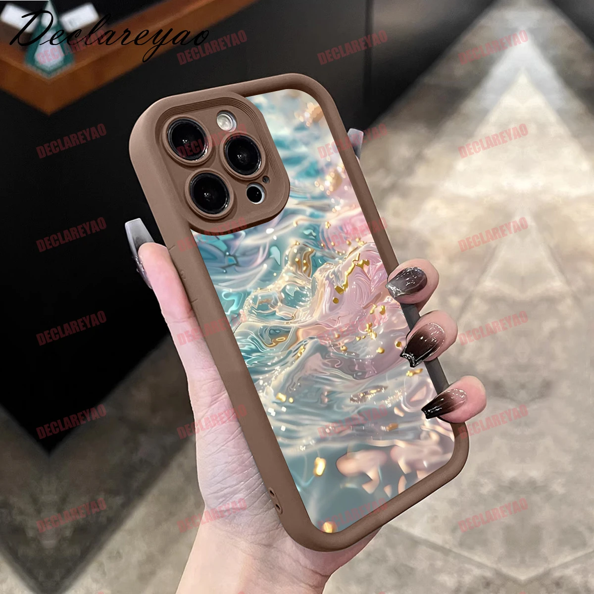 DECLAREYAO ماتي بولي يوريثان لينة ضوء سليم حالات لسامسونج غالاكسي 2021 F06 F23 M02 A22 A36 A06 A07 A01 J8 M21 يغطي حافظة للصدمات #2