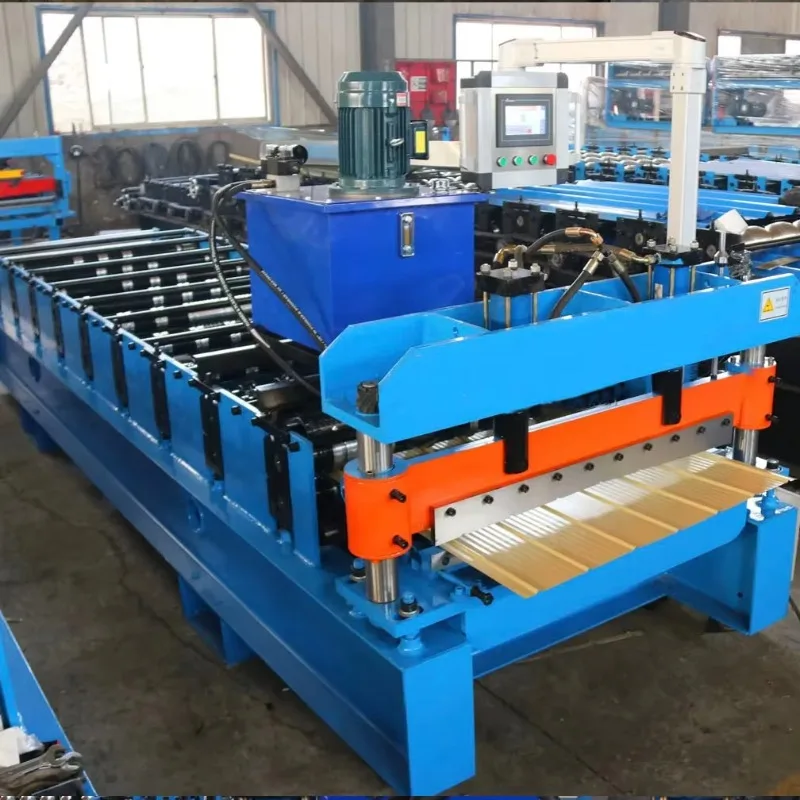 YG Customized High Speed And Quality Metal Trapezoidal Roofing Sheet Cold Roll Forming Machine