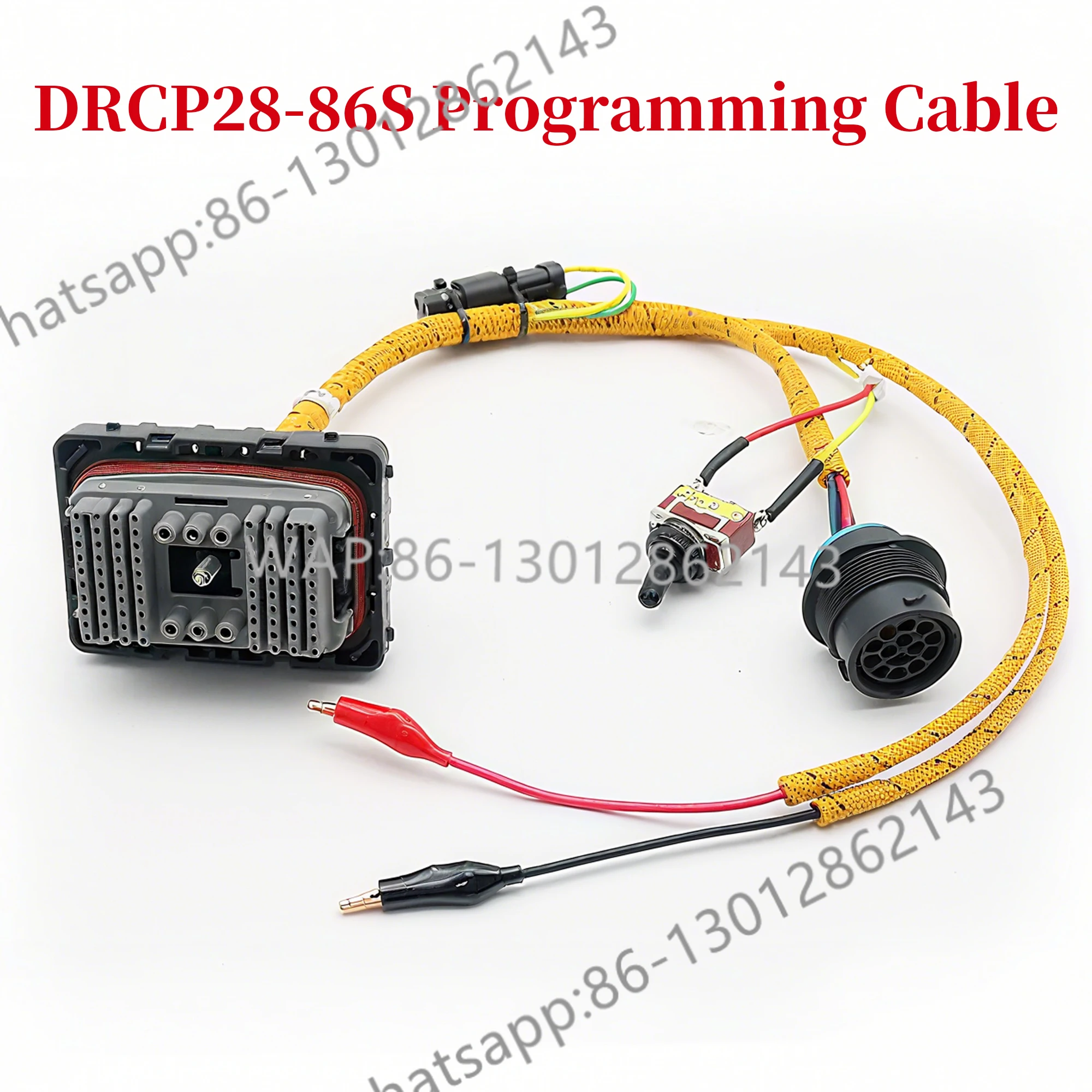 DRCP28-86S Programming Cable for CAT 86 pin ECM ECU Controller ECU Programming Cable A6E2 A5E2V2 A5E12 A5M12 B6M5