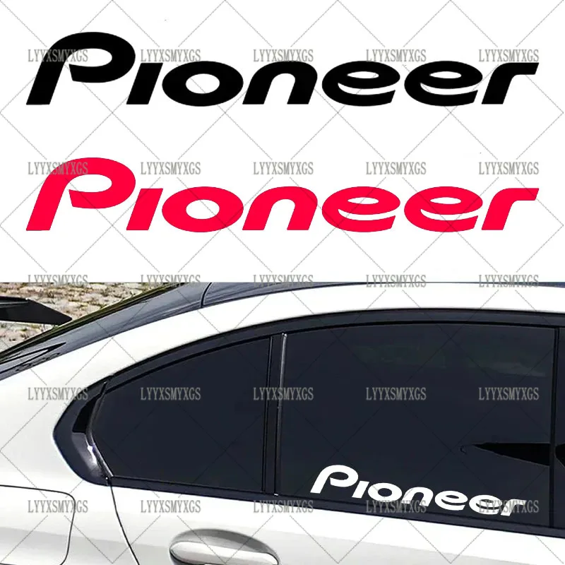 

Self-Adhesive Custom Pioneer Word Car Stickers Waterproof Sunscreen Vinyl Decal PVC wholesale Car Accessories