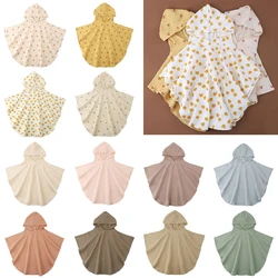 Cotton Mềm Mại Cho Bé Khăn Tắm Có Mũ Khăn Cho Trẻ Sơ Sinh 0-3Years Tập Đi Làm Dịu Khăn Cao Thấm Thân Thiện Với Làn Da Dropshipping