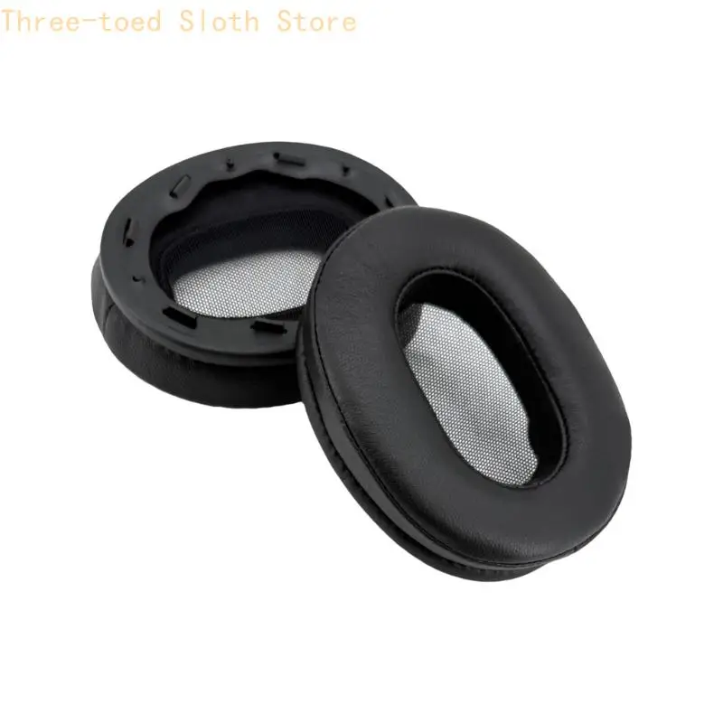 Ersatz-Ohrpolster aus Lammfell, weiches Schwamm-Ohrpolster, bequeme Ohrenschützer für MDR-1AM2 Wireless-Headset-Zubehör E74A – Detail 9
