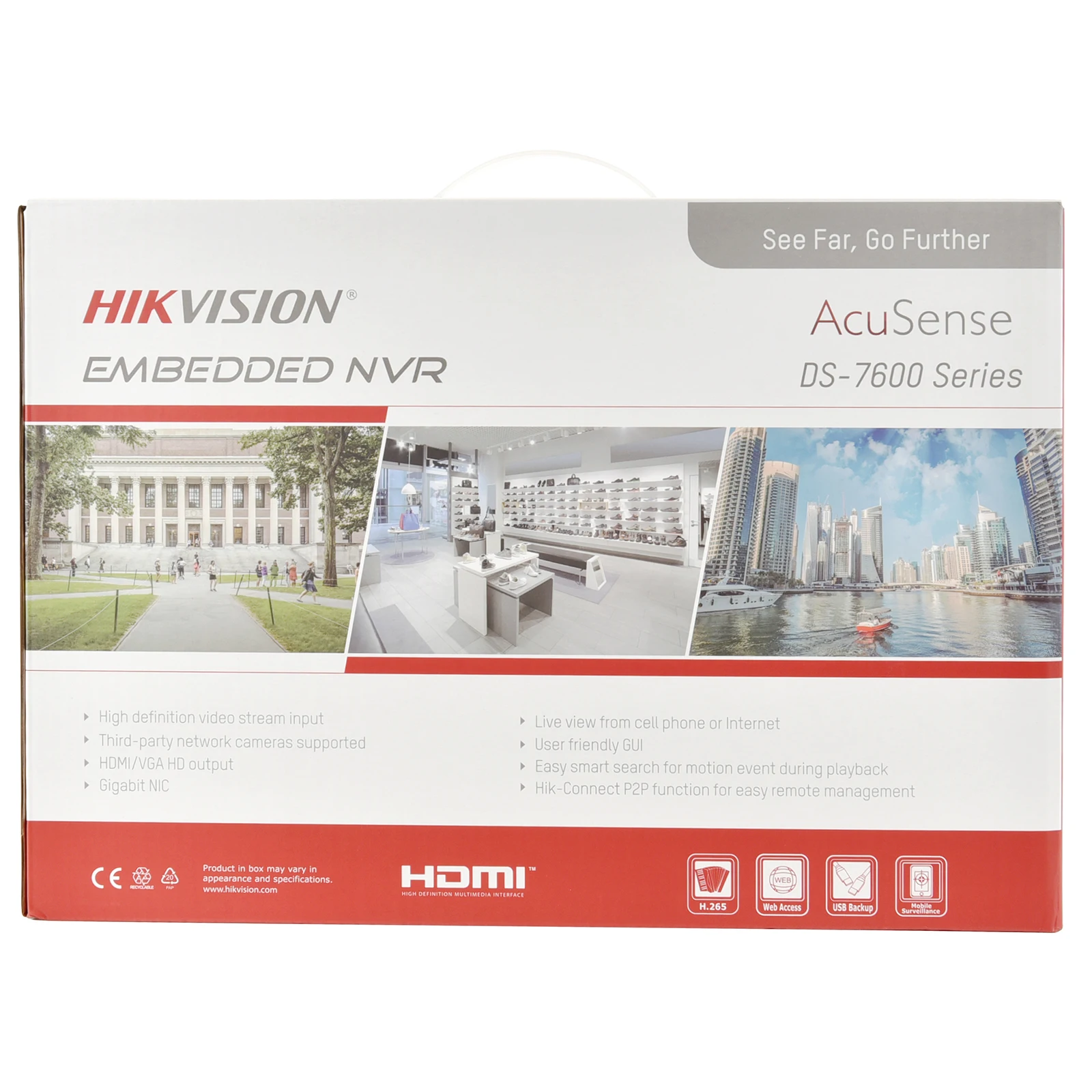

Сетевой видеорегистратор Hikvision AcuSense 4K 4CH POE NVR DS-7604NXI-K1/4P для систем видеонаблюдения с распознаванием людей и транспортных средств