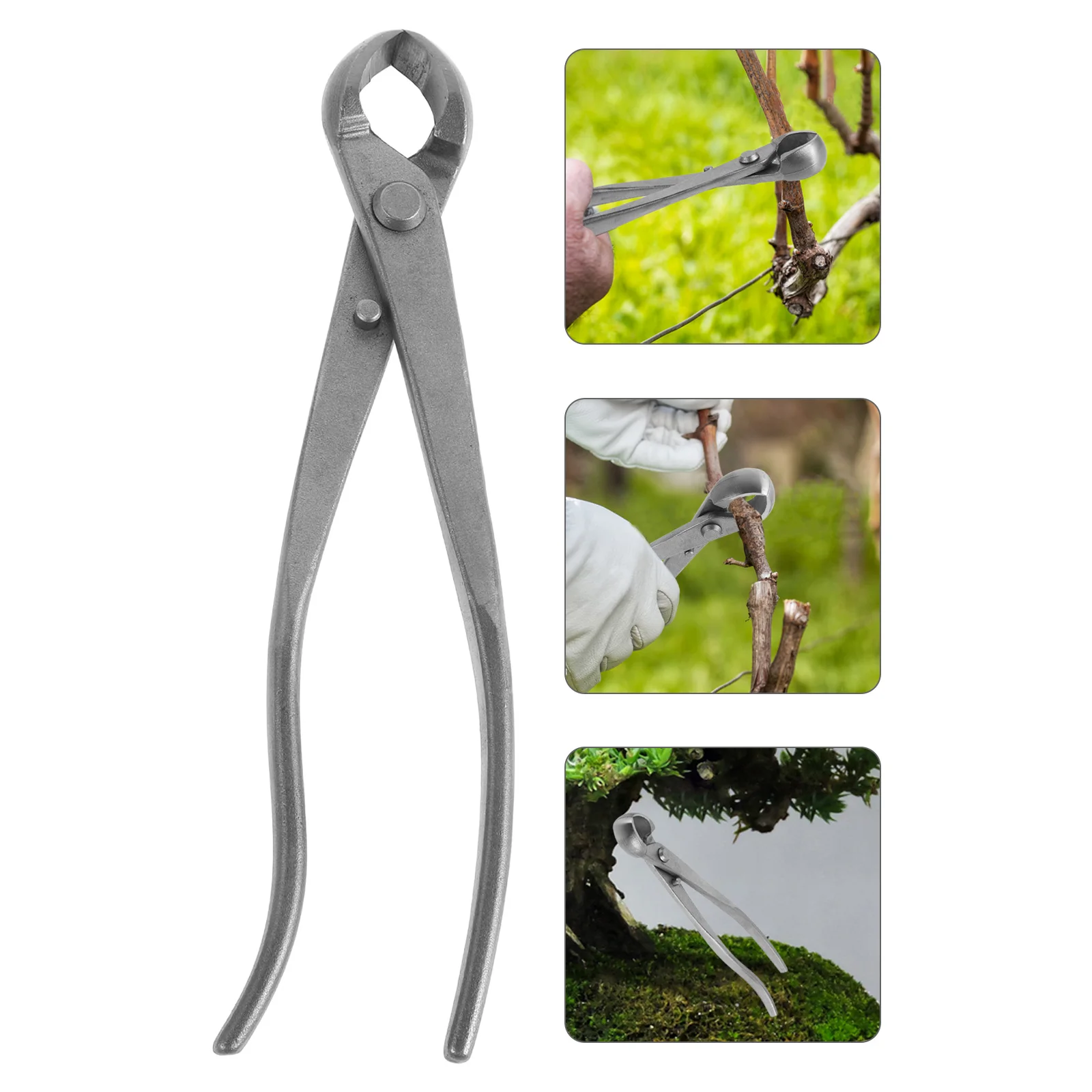 

1pcs Bonsai Pruning Shears Concave Trunk Splitter Carbon Steel Gardening Tool Branch Trimmer Root Shear For Tree Shaping Cable