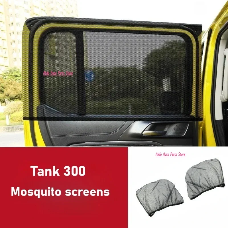 Abdo For Tank 300 Anti-mosquito Screens Anti-mosquito Sunscreens Sunshade Curtains Breathable Anti-sand Window Screens