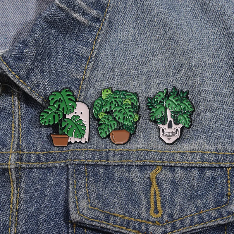 Plant Parent Gift Set - Set di spille in smalto con