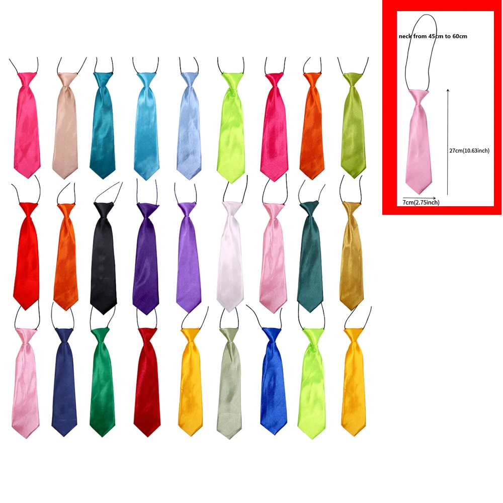 50pcs Solid Small Dog Cat Bow Tie Neckties Bulk Pet Bowties /Ties For Large Dogs Dog Grooming Accessories For Large Dogs