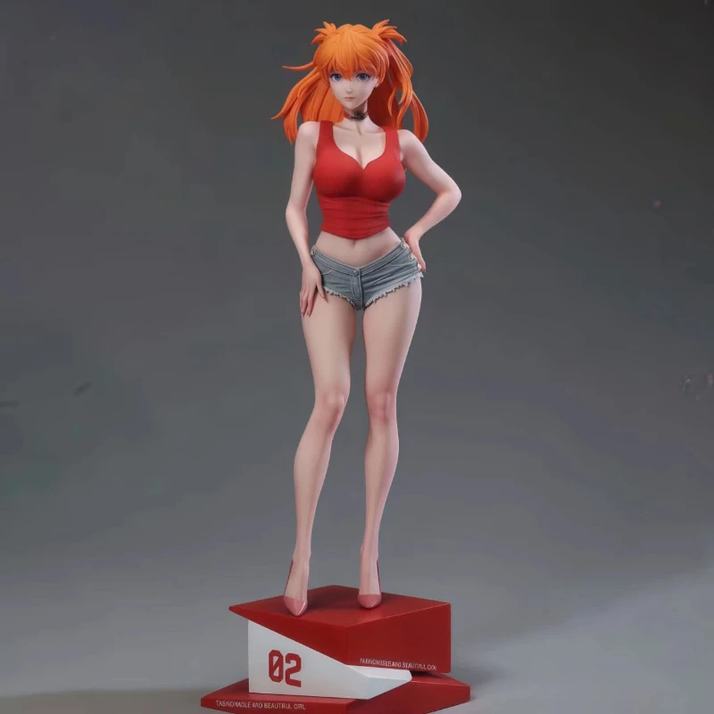 

New Summer Style Manga Girl Image Ayanami Rishika Gk Statue Desktop Chassis Decoration Collection Model Suitable For Otaku Fans