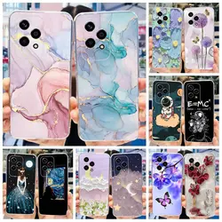 For Honor 200 Lite Case Fashion Marble Clear Soft Silicone Case For Honor200 Lite Coque TPU Back Cover on Honor 200Lite 5G Funda