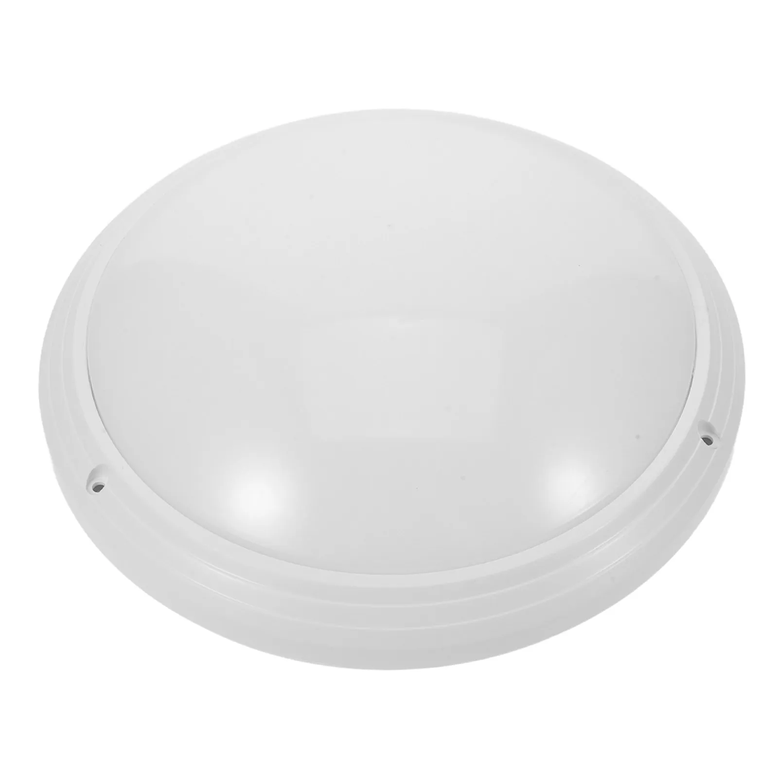 Round Plastic Ceiling Light Shade Cover 10 Point 61 Inch Waterproof Twist Lock LED Diffuser Kitchen Bathroom